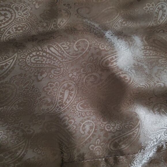 Tasso Elba Men's XXL Dark Brown Suede Blazer Jacket Sport Coat Paisley Lined - Picture 8 of 16